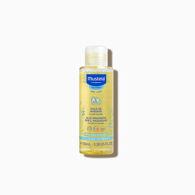 Mustela Avocado Oil Massage Oil 100 mL - front product view