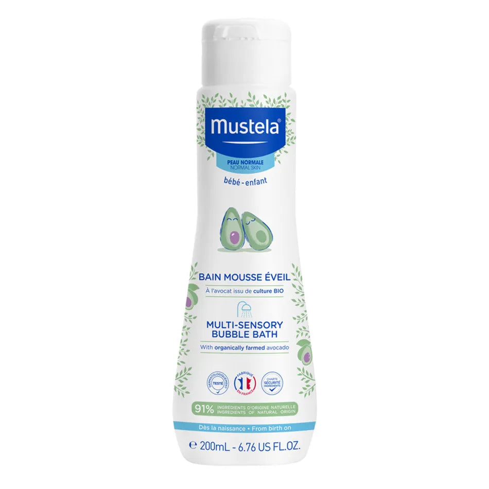 Mustela Baby Awakening Foam Bath with Organic Avocado 200 mL