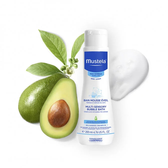 Mustela Baby Awakening Foam Bath with Organic Avocado 200 mL - product image