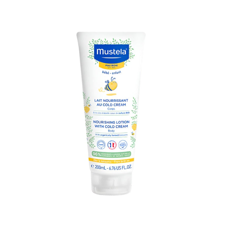 Mustela Nourishing Milk with Cold Cream with Organic Beeswax 200 mL