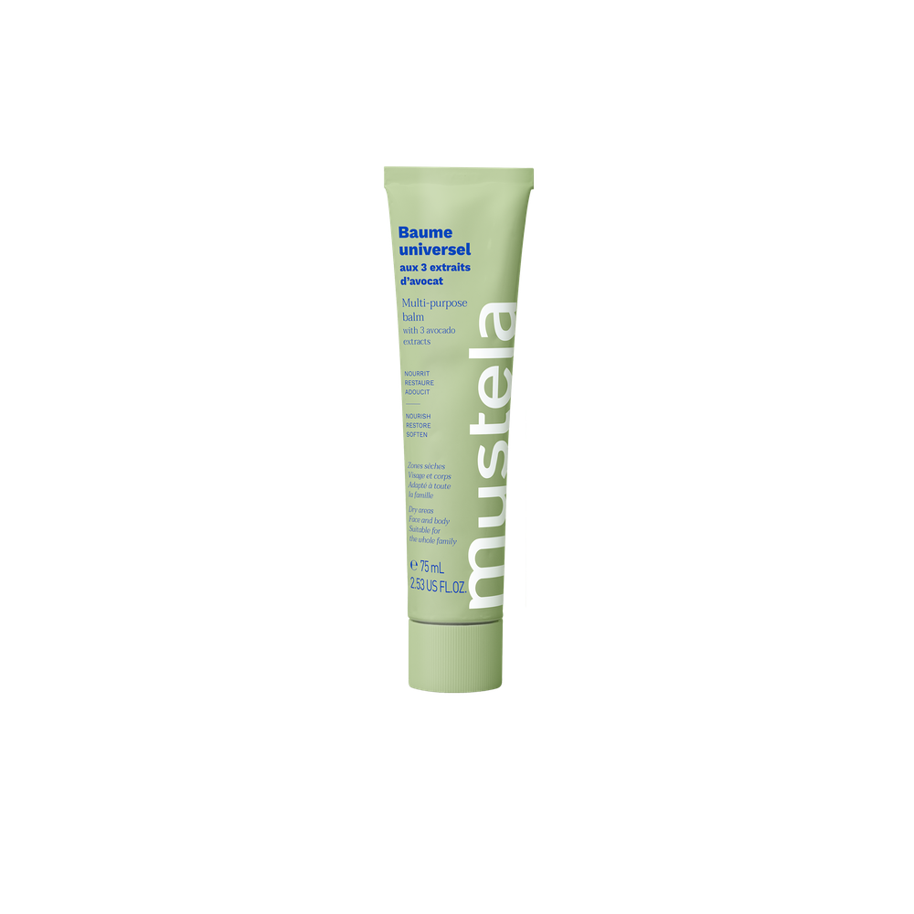 Mustela Certified Organic Universal Balm with 3 Avocado Extracts 75 mL - front product view