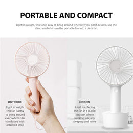 N9 Handheld Fan Pro White