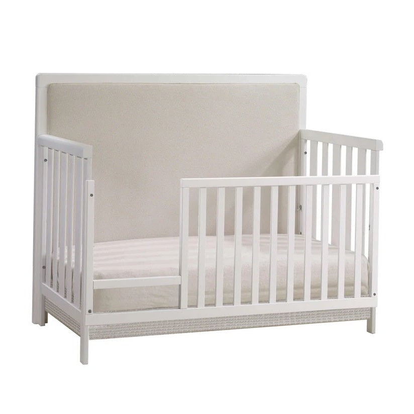 Natart Kyoto toddler gate by NATART, white wooden safety gate for nursery use