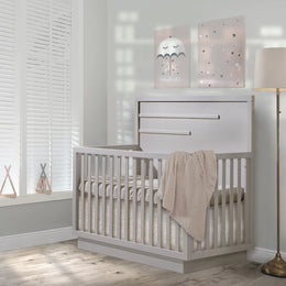 Natart Signature Series Como 4 In 1 Convertible Crib With Horizontal Molding
