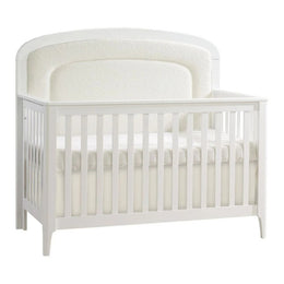 Natart Signature Series Palo 5 In 1 Convertible Crib With Upholstered Panel