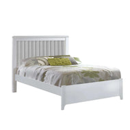 Natart Taylor 54 Inch Double Bed With Channel Tufted Headboard Panel