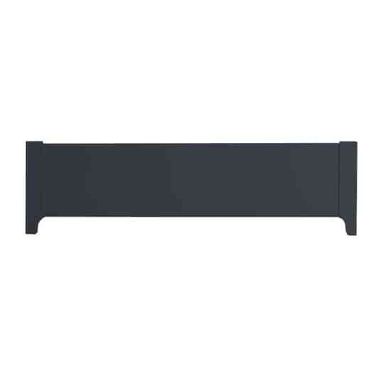 Natart Taylor 54-inch low-profile crib footboard in dark gray, compatible with 65003