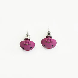 Nemibaby Earrings Mangostana 925 Sterling Silver Pins