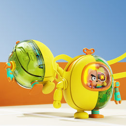 Nemibaby Mobile Handsfree Robot Fan Yellow