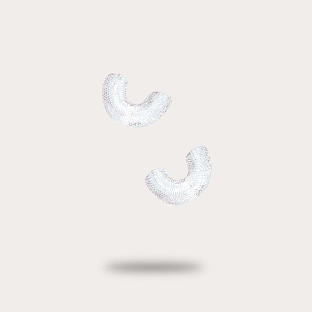 Nemibaby U-Shape Toothbrush replacement heads, 2-pack with translucent bristles