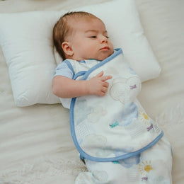 Nest Designs 0.5 TOG Startle Stop Sleep Bag Fluffy Puffs