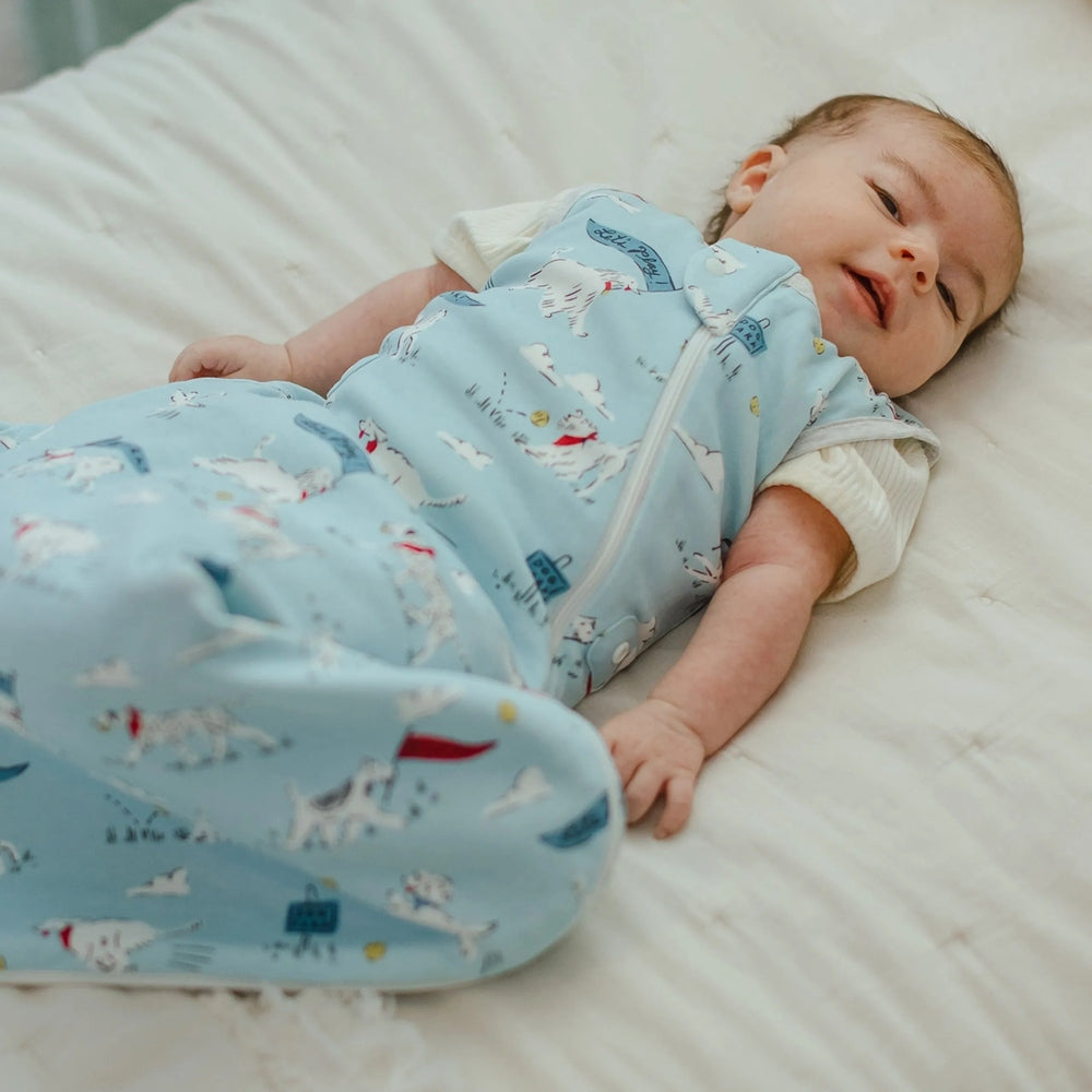 Nest Designs 0.5 TOG Startle Stop Sleep Bag Puppy Park, product view 3