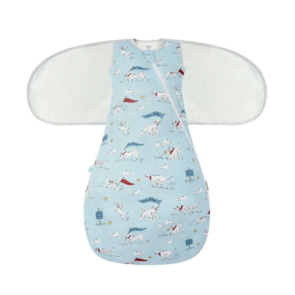 Nest Designs 0.5 TOG Startle Stop Sleep Bag Puppy Park, product view 4