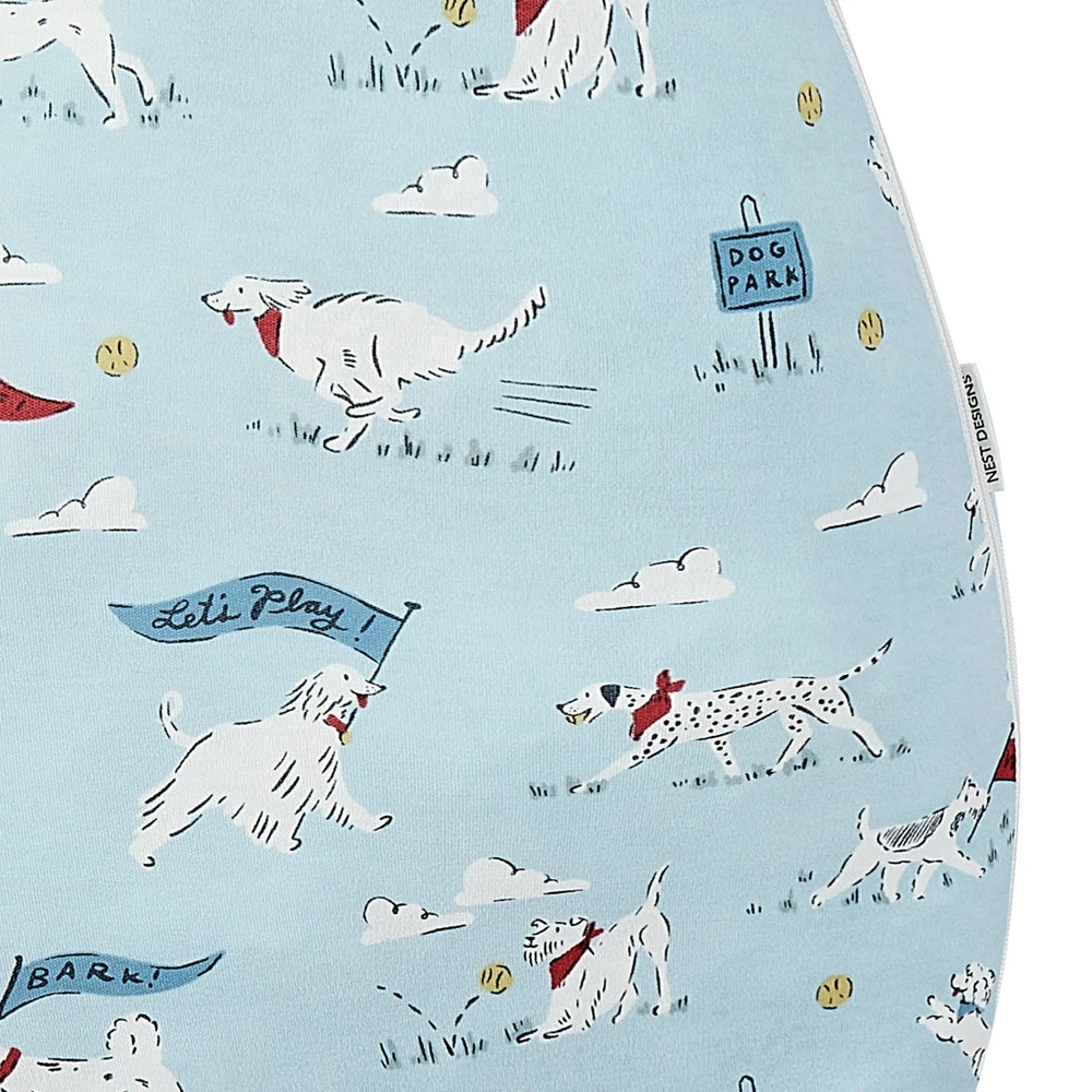 Nest Designs 0.5 TOG Startle Stop Sleep Bag Puppy Park, product view 6