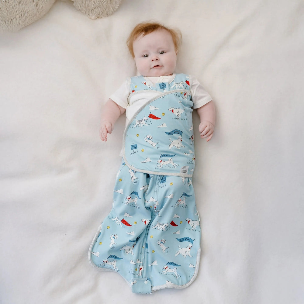 Nest Designs 1.0 TOG Swaddle Sleep Bag Puppy Park