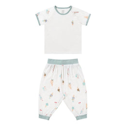 Nest Designs Avocado Bamboo Short Sleeve Play Set Ice Cream Summer
