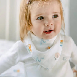 Nest Designs Bamboo Baby Bandana Bib One Size (3M- 24M)