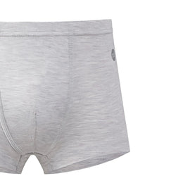 Nest Designs Bamboo Boys Boxer Briefs Underwear 2 Pack Charcoal/Grey Dusk