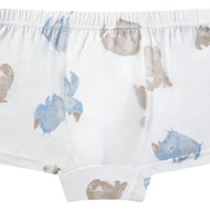Nest Designs Bamboo Boys Boxer Briefs Underwear (2 Pack) Serengeti