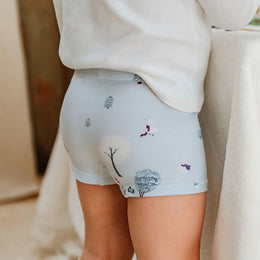 Nest Designs Bamboo Boys Boxer Briefs Underwear (2 Pack) Winter Fun