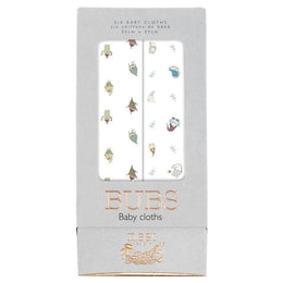 Nest Designs Bamboo Bubs Baby Washcloth Set (6 Pack)