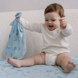 Nest Designs Bamboo Bubs Baby Washcloth Set 6 Pack Doggy Day