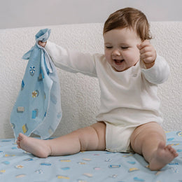 Nest Designs Bamboo Cotton Muslin Bubs Baby Washcloth Set (6-Pack)