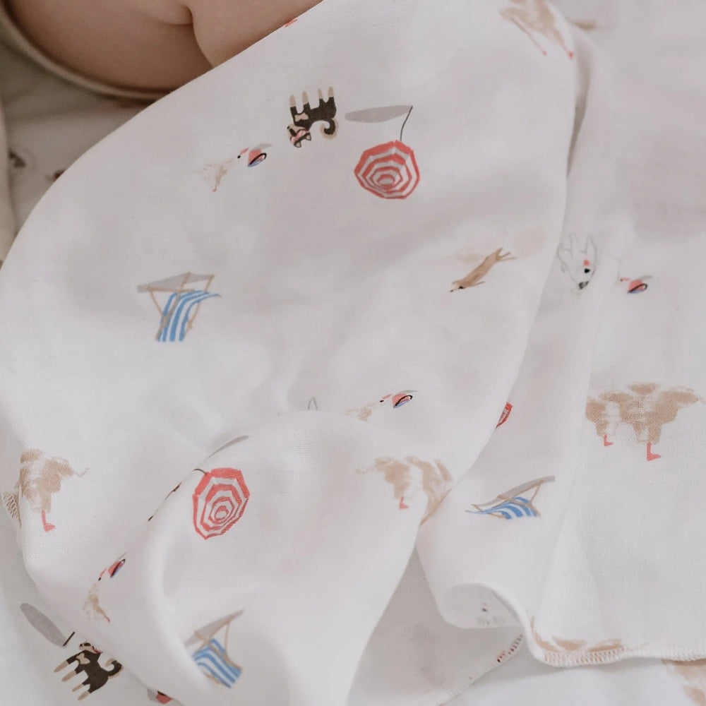 Nest Designs Bamboo Cotton Muslin Bubs Baby Washcloth Set (6-Pack)