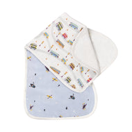 Nest Designs Bamboo Cotton Muslin Burp n' Bib 2-Pack