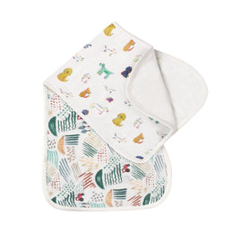 Nest Designs Bamboo Cotton Muslin Burp n' Bib 2-Pack