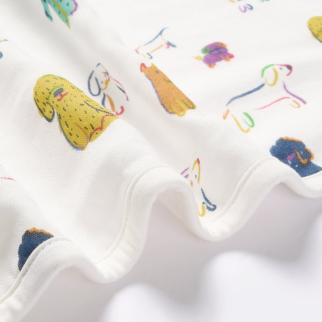 Nest Designs Bamboo Cotton Muslin Burp n' Bib 2-Pack Country Charm gallery view 7