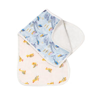Nest Designs Bamboo Cotton Muslin Burp n' Bib 2-Pack