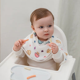 Nest Designs Bamboo Cotton Muslin Burp n' Bib 2-Pack