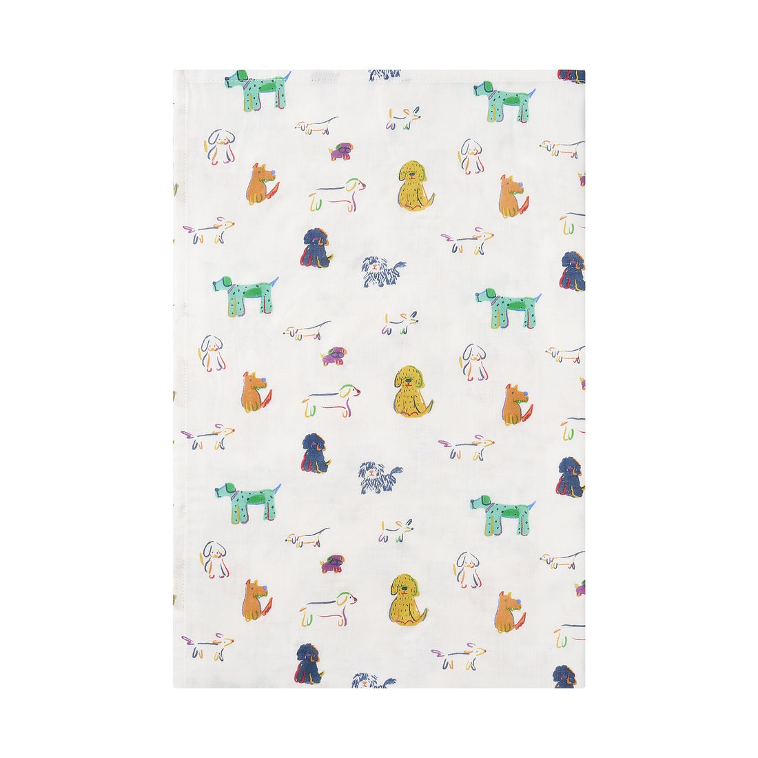 Nest Designs Bamboo Cotton Muslin Nook Swaddle Blankie BINGO front product view