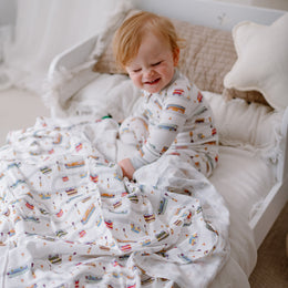 Nest Designs Bamboo Cotton Muslin Nook Swaddle Blankie