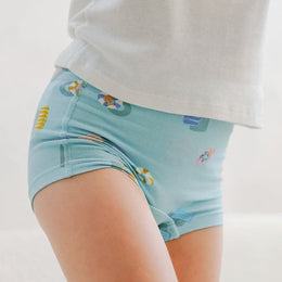 Nest Designs Bamboo Girls Boy Short Underwear (2 Pack) Doggy Day