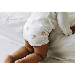 Nest Designs Bamboo Girls Boy Short Underwear (2 Pack) Lion & Goose