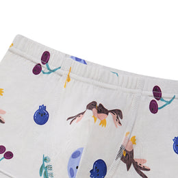 Nest Designs Bamboo Jersey Boys Boxer Briefs Underwear 2 Pack Fall Magic