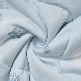 Nest Designs Bamboo Jersey Cozy Blanket Medium Snowy Snuggles