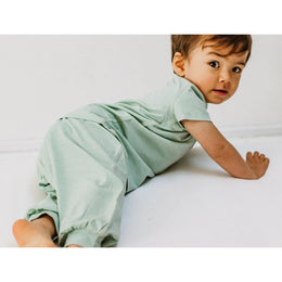 Nest Designs Bamboo Jersey Harem Pants Pantone Harbor Grey