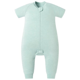 Nest Designs Bamboo Jersey Short Sleeve Footed Sleep Bag 0.5 Tog Pantone Harbor Grey