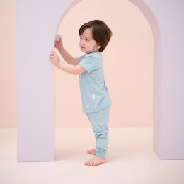 Nest Designs Bamboo Jersey Short Sleeve Pj Set Forget-Me-Not