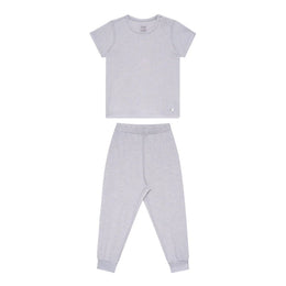 Nest Designs Bamboo Jersey Short Sleeve Pj Set Lavender Blue