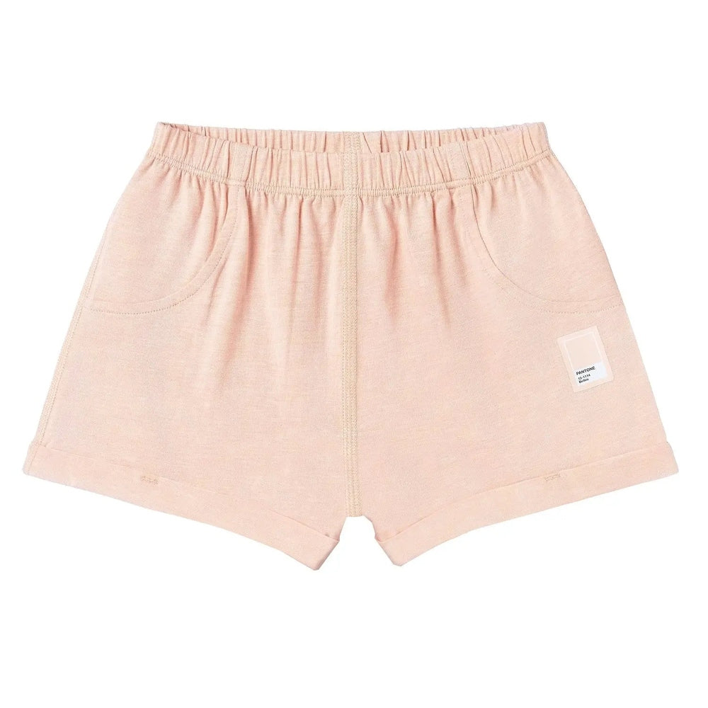 Nest Designs Bamboo Jersey Shorts Pantone Bellini