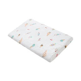 Nest Designs Bamboo Jersey Toddler Pillow With Pillowcase Beach Daze
