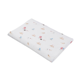 Nest Designs Bamboo Jersey Toddler Pillow With Pillowcase Beach Daze