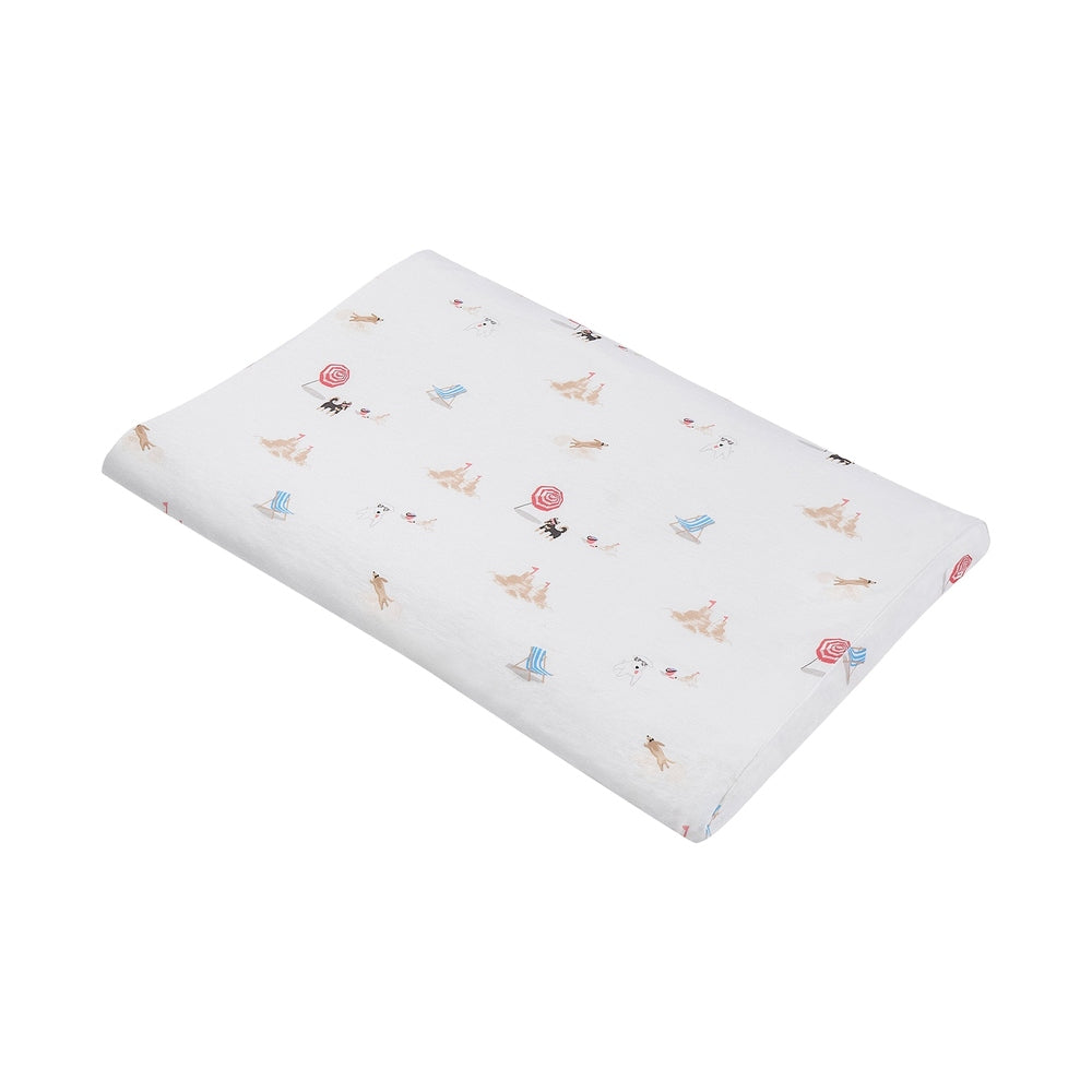 Nest Designs Bamboo Jersey Toddler Pillow With Pillowcase Beach Daze - detail 1