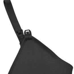 Nest Designs Bamboo Nest Bump Seamless Nursing Bra Black