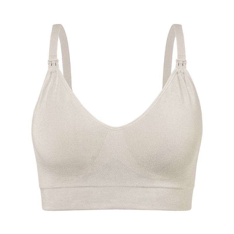 Nest Designs Bamboo Nest Bump Seamless Nursing Bra in Slate