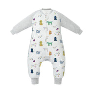 Nest Designs Bamboo Raglan Long Sleeve Footed Sleep Bag 2.5 TOG Bingo